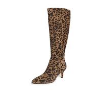 Dolce Vita Women's Aldy Knee High Boot, Brown/Leopard, 10 UK