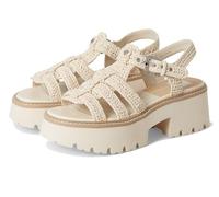 Dolce Vita Women's LATICE Fisherman Sandal, Oatmeal Knit, 8.5