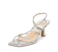 Dolce Vita Women's Mylee Heeled Sandal, Silver, 7.5 UK