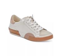 Dolce Vita Women's Notice Sneaker, White/Tan, 5.5