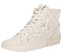 Dolce Vita Women's Zohara Sneaker, White Perforated Leather, 7 UK