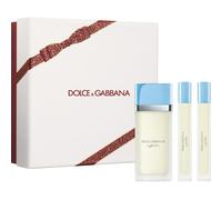 DolceGabbana Womens-fragrances Light-BlueMini Trio gift set 1x Light Blue Eau de Toilette 50 ml + 2x Light Blue Eau de Toilette Travel Spray 10 ml