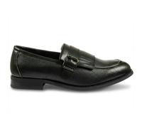 Dolcetto Men’s Fringe Monk Strap Slip-On Loafers - Black - UK 8