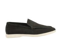 TruClothing Men's Loafers Suede Slip On Boat Shoes Casual Classic Comfort Fit - Black 8 UK
