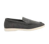 TruClothing Men's Loafers Suede Slip On Boat Shoes Casual Classic Comfort Fit - Grey 12 UK