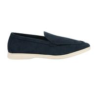 TruClothing Men's Loafers Suede Slip On Boat Shoes Casual Classic Comfort Fit - Navy 6 UK