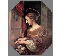 Dolci Carlo St Cecilia At The Organ A4 10x8 Photo Print Poster