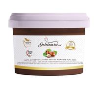 dolcincasa-com Pure Hazelnut Paste of Round Langhe Gentile Trilobata Queen of Hazelnut Pasta Igp for Ice Cream and Pastry Use 200 g