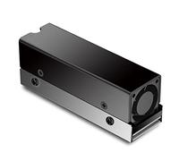 DolDer M.2 2280 SSD Cooler, 20 mm Fan + Silicone Thermal Pad + Aluminium Heatsink Heatsink, Compatible with Samsung 980Pro, SN850, SN770 etc. (Mini Cooler with Fan)