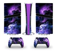 DolDer PS5 Pro Skin Sticker Film Protective Skin Shell for Sony PS5 Pro Console Digital & Disc Edition and 2 Dualshock Controllers (0205)