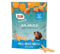 Dole for Pets Air Dried Sweet Potato Dog Treats, 6oz |Made with Real Sweet Potato, Single Ingredient, Limited Ingredient Dog Treats, No Wheat, Corn, Soy, Artificial Flavors, Colors, or Preservatives