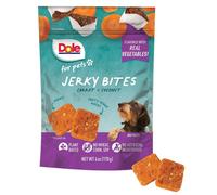 Dole for Pets Fruit Jerky Bites Dog Treats, Carrot and Coconut, 6oz |Flavored with Real Fruit and Vegetables, No Wheat, Corn, Soy, Artificial Flavors, Colors, or Preservatives