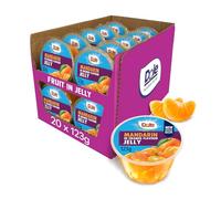 Dole Mandarin in Orange Jelly Fruit Pots 20 x 123g, Healthy Snack, No Added Sugar Fruit Bowls, Perfect for Breakfast & Dessert or Adding to Recipes