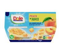Dole Peaches In Juice 4 x 113g