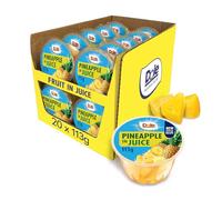 DOLE Pineapple in Juice, 20 Pots, Fruit Pieces in Fruit Juice