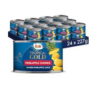 DOLE Tropical Gold Premium Pineapple Chunks in Juice 24 x 227g Tins