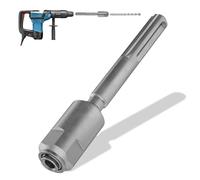 Dolenor SDS Max to SDS Plus Adapter,40 Chrome Steel Hammer Drill Adaptor,SDS Adapter Bit for Rotary Hammers Connection,Drill Converter Shank Quick Tool,Silver