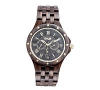 Dolfi Boston Men's Wooden Wrist Watch 18 cm | Natural Wood in Val Gardena | Figurine Nativity Scene