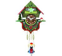 Dolfi | Italian Cuculino Cuckoo Clocks | Hand-Painted Wood in Val Gardena | Religious Article