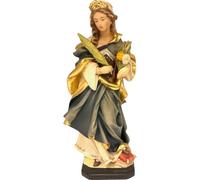 Dolfi | Santa Veronica: A Life of Faith and Mystery 25 cm | Hand-Coloured Wood in Val Gardena | Nativity Figure