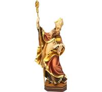 Dolfi | St. Rubert of Salzburg 120 cm | Hand-Coloured Wood in Val Gardena | Nativity Figure