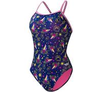 Dolfin Uglies One Piece Swimsuit - Athletic Practice Swimwear for Training, Sports, and Fitness, Moonlight, 32