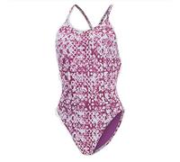 Dolfin Uglies Revibe Girl's Cairo Low X-Back One Piece Swimsuit - Pink (30)