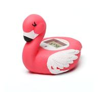 Doli Yearning Baby Bath Thermometer Safety,Toddlers Floating Bath Toy, Bathtub Thermometer, at Celsius and Fahrenheit degree - Flamingo