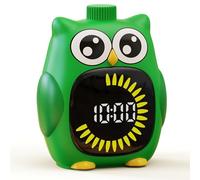 Doli Yearning Visual Timer for Kids, 99 Minute Cute Owl Digital Countdown Timer for Home School Classroom Supplies Study, Silent Time Management Tool (Green)