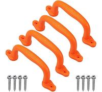 Dolibest Climbing Handle Kids Playground Hand Grip Safety Grab | Monkey Bar Ninja Obstable Course,Swing Set Slide Playset Kids Room Treehouse Bunk Bed Gate Closet,18cm,Φ2.2cm,Wall Ceiling