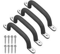 Dolibest Climbing Handle Kids Playground Hand Grip Safety Grab | Monkey Bar Ninja Obstable Course,Swing Set Slide Playset Kids Room Treehouse Bunk Bed Gate Closet,18cm,Φ2.2cm,Wall Ceiling