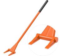 Dolibest Crowbar Pry Bar 122cm Pallet Breaker Skirt Removal Tool/Straight | Long Large Heavy Duty,Multifunction,Roof Deckboard Plywood Floorboard Wrecker Splitter Demolition Tool,Soft Handle Sleeve