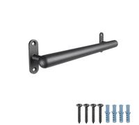 Dolibest Handrail Metal Grab Rail Indoor Stair Railing Grip Bar/66cm | Entryway Step Staircase Ladder Banister Balustrade,Φ3.3cm Pipe,400lbs,Screw Wall Plug,Wooden Concrete Brick Drywall,DIY