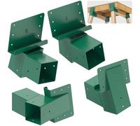 Dolibest Heavy Duty 4x4 Deer Stand Brackets, Compound Angle Bracket, Anti-Sway Design, Powder Coated for Outdoor Platforms, Deer Hunting, Shooting Shack, Observation Decks& Tree Houses (4Pack)-2000LB