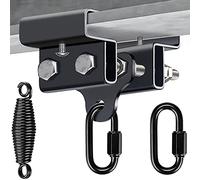 Dolibest Heavy Duty Steel Beam Hanger, Heavy Bag Mount, I Beam Heavy Bag Hanger for Punching Bag Hanger Boxing Muay Thai Training (with Spring)