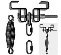 Dolibest 9.4-17cm Beam Hanger Heavy Hanging Hardware Clamp Mounting Bracket Set 5mm Spring Carabiner for Indoor Outdoor Boxing Muay Thai Training Punching Bags, up to 900lbs