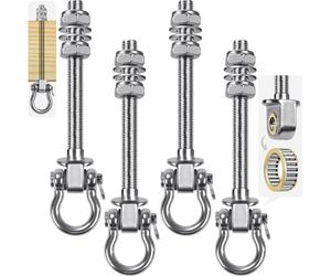 Dolibest Swing Hanger 175mm Hammock Hook 4 Eyebolt Beam Mount Anchor