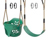 Dolibest Swing Seat 2 Kid Swings Soft Tree Swinging Board/Elephant&Flower