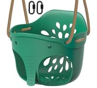 Dolibest Swing Seat Kid Swings Soft Bucket Tree Swinging/Green