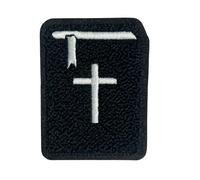 DoLife Attached Bible Chenille Hook and Loop Patches for Backpacks, 1 Pcs Funny Meme Embroidered Patches, Tactical Military Morale Patch with Hook Fastener Backing, Cute Accessories - Locally Owned