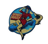 DoLife Attached Bombs Away Girl Tactical Hook and Loop Patch Embroidered Morale Patch with Hook Backing for Hats, Backpacks, Jackets, and Gear - Perfect for Military, Hiking, and Outdoor Adventures