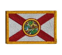 DoLife Attached Florida State Flag Hook and Loop Patch, 1 Pcs Funny Meme Embroidered Patches, Tactical Military Morale Patch with Hook Fastener Backing, Cute Accessories for Backpacks - Locally Owned