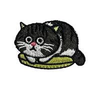 DoLife Attached Kawaii Kitty Hook and Loop Patch, 1 Pcs Funny Meme Embroidered Patches, Tactical Military Morale Patch with Hook Fastener Backing, Cute Accessories for Backpacks - Locally Owned