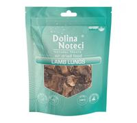 Dolina Noteci Premium 100% Natural Lamb Lungs Dog Treats 100g - Grain-Free Hypoallergenic Snack, High Protein Low Fat Training Reward, Light Crispy Texture for All Breeds & Puppies