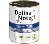 Dolina Noteci Premium Adult Wet Dog Food Mixed Variety Pack, Complete Dog Food, Gluten-Free (800 g (Pack of 10), Cod Broccoli)