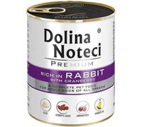 Dolina Noteci Premium Adult Wet Dog Food Mixed Variety Pack, Complete Dog Food, Gluten-Free (800 g (Pack of 1), Rabbit Cranberry)