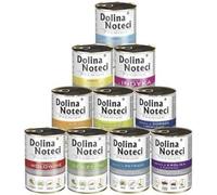 Dolina Noteci Premium Complete Wet Dog Food for Adult Dogs, Mixed Flavours, 400g Can, Pack of 6
