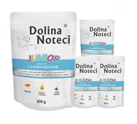 Dolina Noteci Premium Give Your Puppy the Best Start with Junior Wet Dog Food Loaded with Nutrients, Essential Proteins & Pure Natural Goodness! (Lamb, 4x300g)