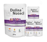 Dolina Noteci Premium Give Your Puppy the Best Start with Junior Wet Dog Food Loaded with Nutrients, Essential Proteins & Pure Natural Goodness! (Rabbit Liver, 4x300g)
