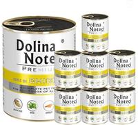 Dolina Noteci Premium - Gluten-Free Wet Dog Food 800g - High Meat Content - Natural Meal for Adult Dogs - No Artificial Additives - Omega 3 & 6 (Chicken, 8x800g)